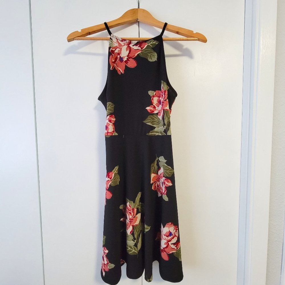 Floral Mini Dress, Size Small